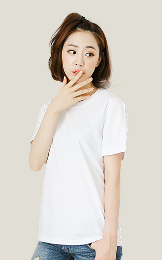 20수 라운드 반팔 (백색)